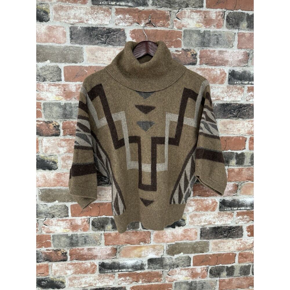 Vintage Lauren Ralph Lauren Southwestern Lambswool Aztec Sweater Size Large